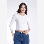 BLUSA CANELADA MANGA 3/4 BLFEM00232 REVANCHE