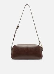 BOLSA BAGUETE TIRACOLO MARROM PEQUENA A 50011 0936 0001 AREZZO