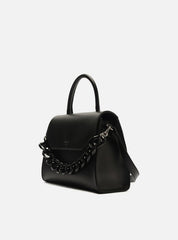 BOLSA SATCHEL PRETA IARA MÉDIA A 50023 0477 0101 AREZZO