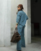 Camisa Feminino Alcance ref. CAMISA JEANS - VintedoisK
