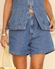 SHORTS JEANS MOM 661002 ALCANCE
