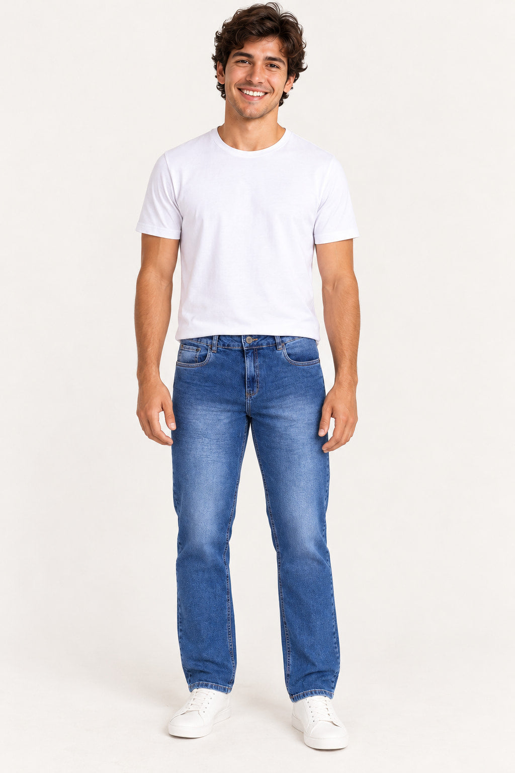CALCA BAGGY JEANS MASC BARRA NORMAL CAMAS00082 REVANCHE