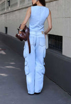 Colete Feminina ALCANCE ref. COLETE JEANS - VintedoisK