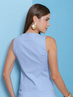 Blusa colete alfaiataria 403188 Skenn feminina vista lateral