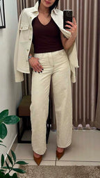 Calça Feminina Alcance ref. JEANS BAGGY - VintedoisK
