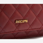 BOLSA TIRACOLO PEQUENA MATELASS CORRENTE VERMELHA C 50036 0059 0005 ANACAPRI