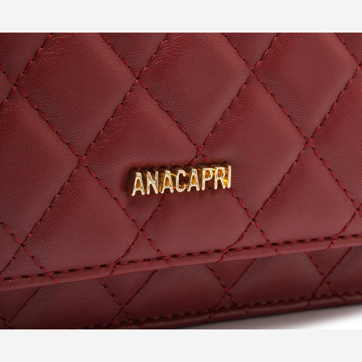 BOLSA TIRACOLO PEQUENA MATELASS CORRENTE VERMELHA C 50036 0059 0005 ANACAPRI
