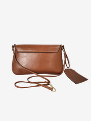 BOLSA TIRACOLO MARROM TAG C 50002 0209 0002 ANACAPRI