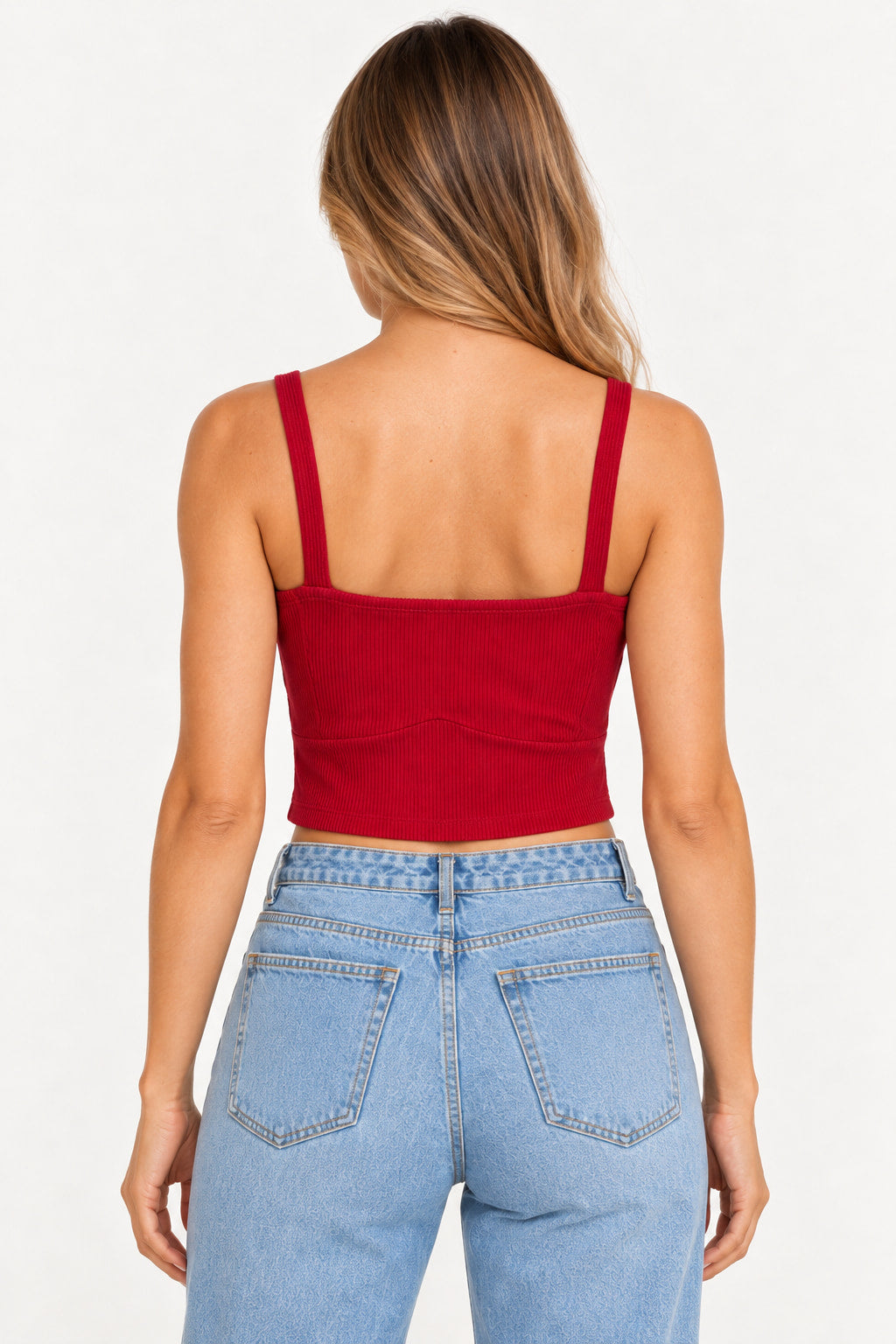 Vermelho | Blusa Feminina Alça Revanche — costas