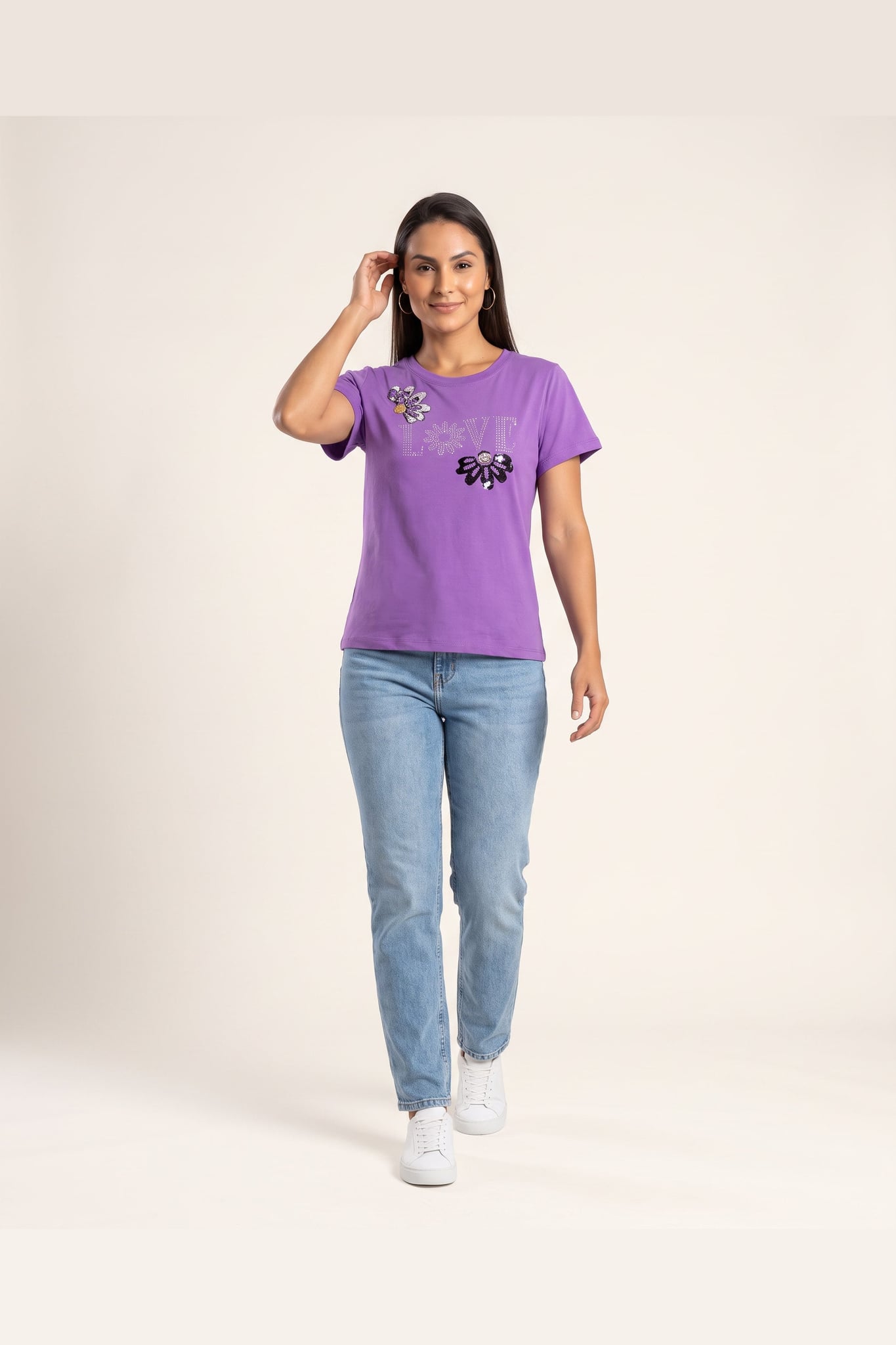 Blusa T-Shirt Love 1318601 Color Full Imagem secundária do produto