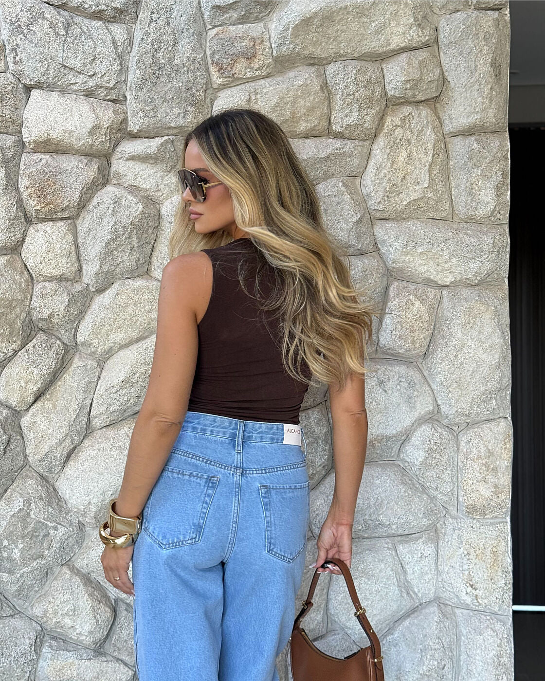 Calça Feminina ALCANCE ref. JEANS BALLOON - VintedoisK
