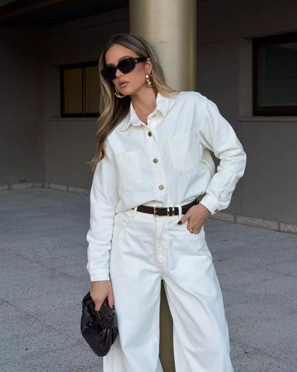 Camisa Feminino Alcance ref. CAMISA JEANS - VintedoisK