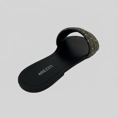 RASTEIRA PRETA TIRAS CRISTAIS A 02012 0566 0004 AREZZO