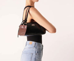 BOLSA TOTE PEQUENA LISA PRETA C 50012 1971 0001 ANACAPRI