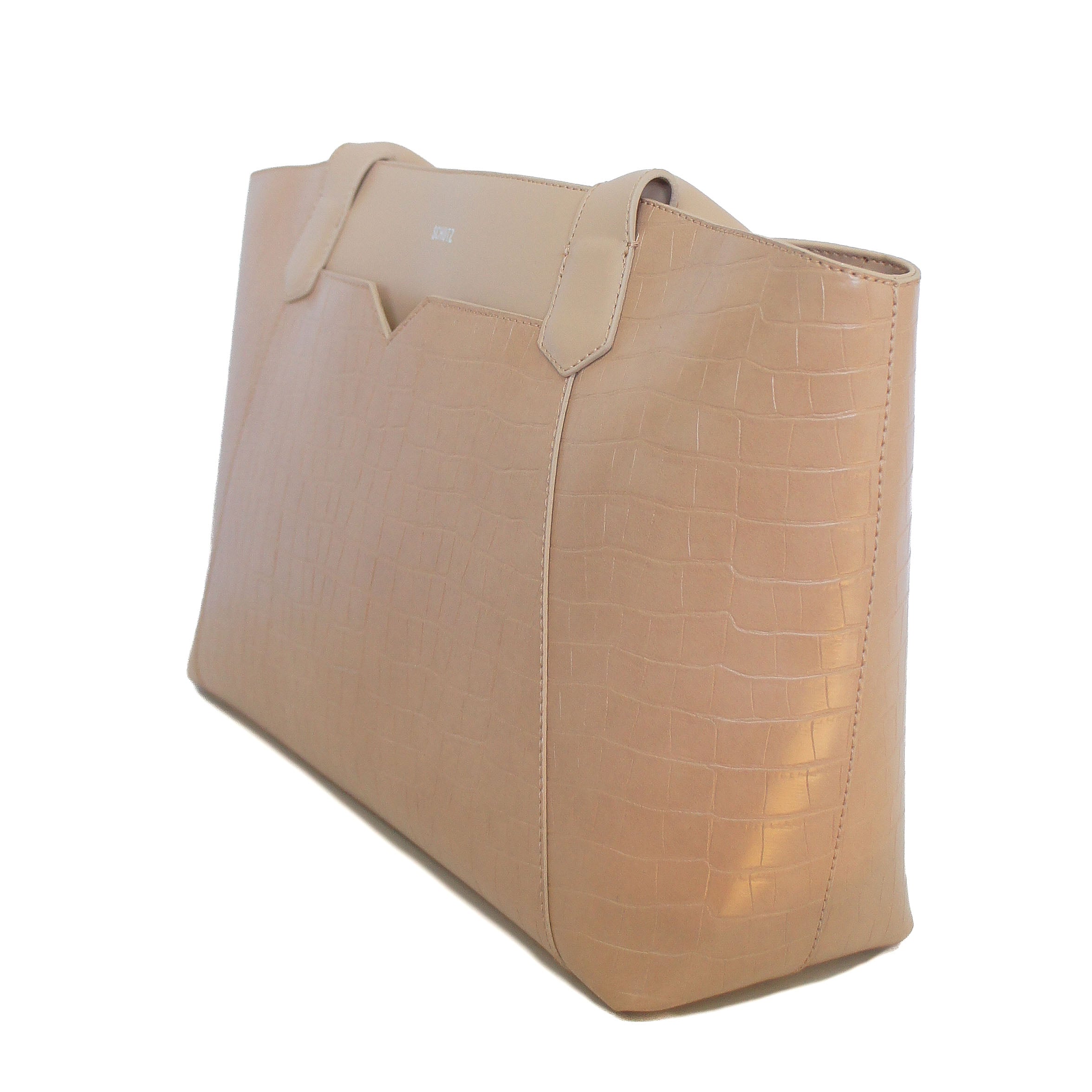 BOLSA GRANDE TOTE CROCO BEGE S 50010 0821 0002 SCHUTZ Imagem secundária do produto