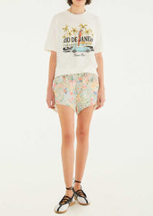 BLUSA T-SHIRT MEDIA BRASILEIRINHO 352967 FARM RIO