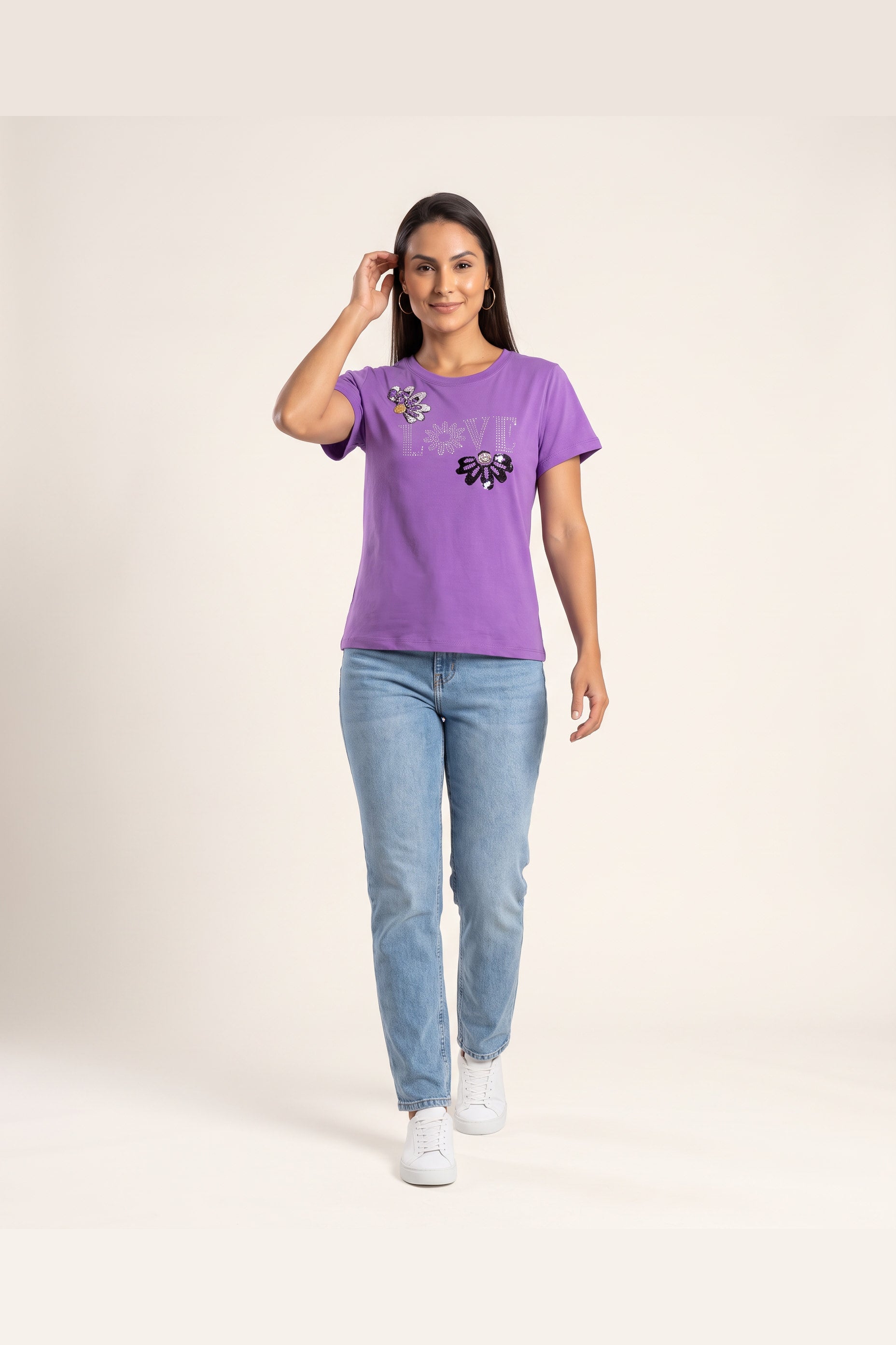 BLUSA T-SHIRT LOVE 1318601 COLOR FULL Imagem secundária do produto
