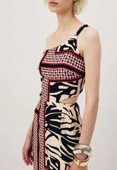 VESTIDO UMA ALÇA PONTEIRA BOLINHA 104657 CACAY