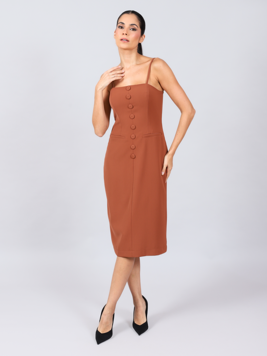 Vestido Feminino Skenn ref. VESTIDO ALFAIATARIA - VintedoisK