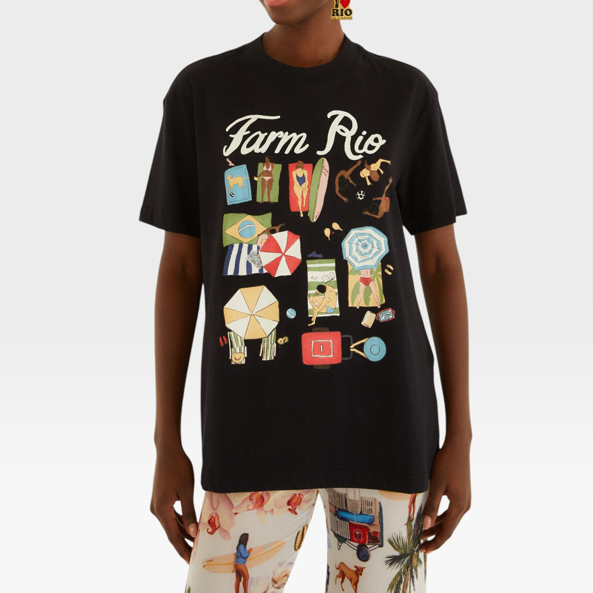 BLUSA T-SHIRT PRAIA CARIOCA 358708 FARM RIO