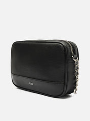 BOLSA TIRACOLO PRETA PEQUENA CORRENTE BASIC A 50011 0670 0001 AREZZO