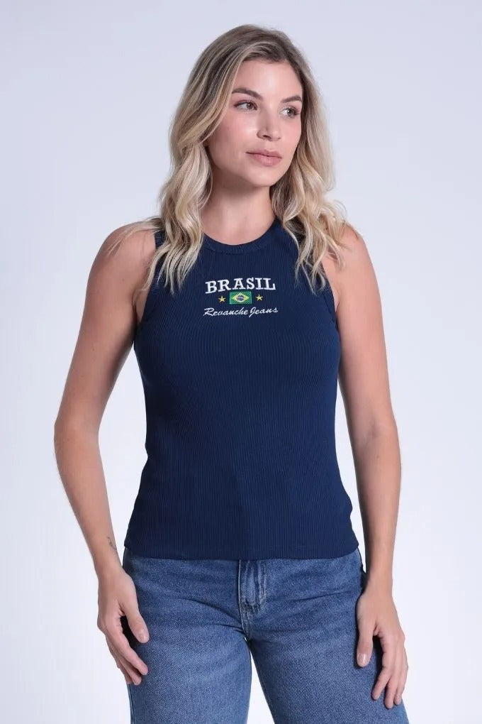 Blusa Feminina Revanche ref. BLUSA REGATA - VintedoisK