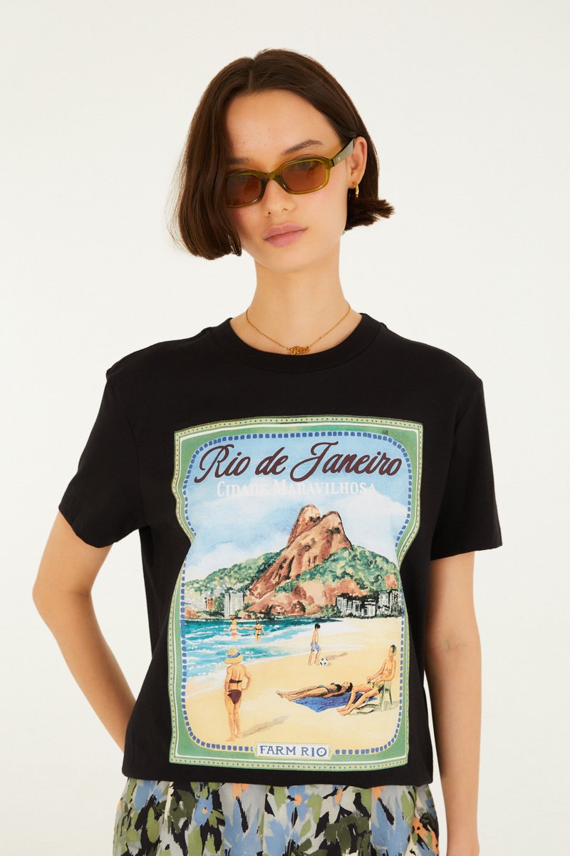 Blusa Feminina FARM RIO ref. BLUSA T - VintedoisK Imagem principal do produto