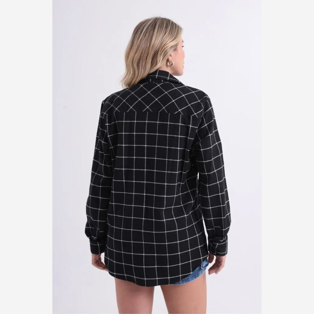 CAMISA XADREZ BOLSO LAPELA CMFEM00021 REVANCHE