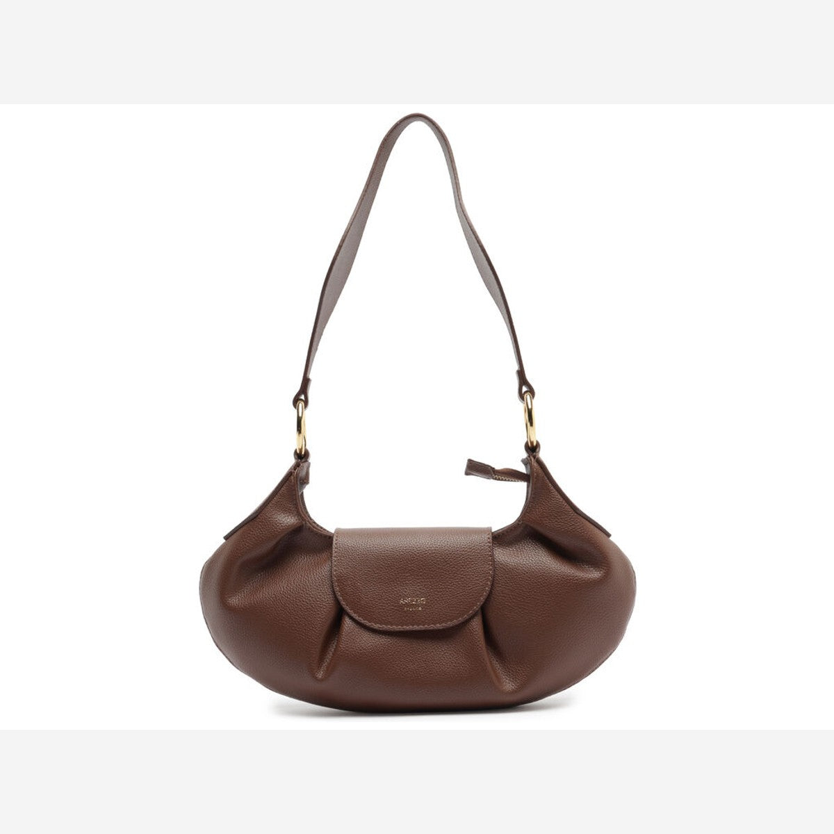 BOLSA SHOULDER MARROM MÉDIA ARGOLAS A 50023 0793 0005 AREZZO
