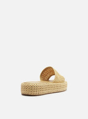 PAPETE PALHA FLATFORM BEGE A 13945 0005 0001 AREZZO