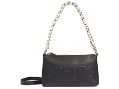 BOLSA TIRACOLO PRETA LOGO CIPOLLA S 50010 2028 0001 SCHUTZ