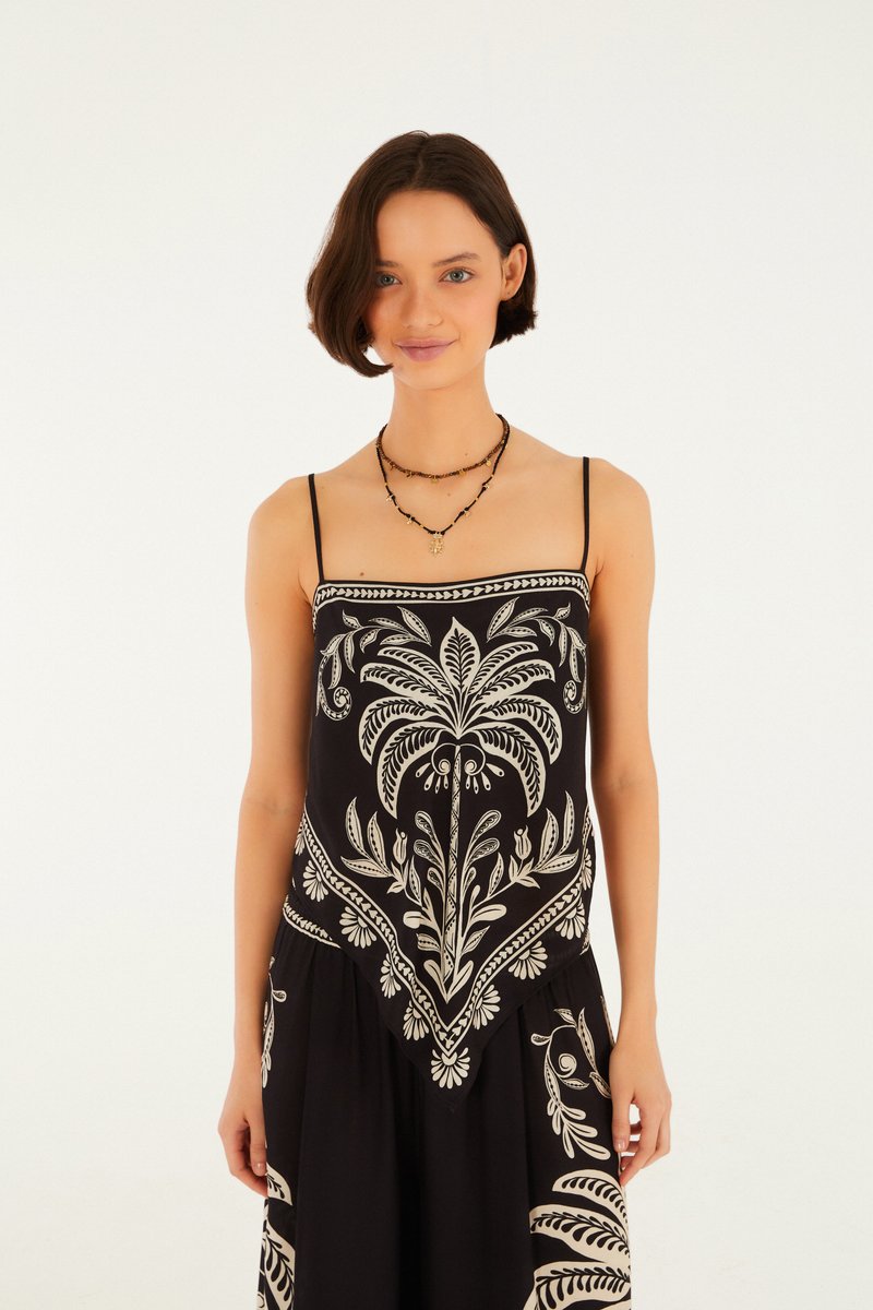 Blusa Feminina Farm ref. REGATA LENCO - VintedoisK