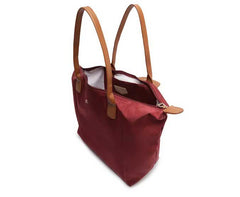 BOLSA SHOPPING GRANDE NYLON BOTÃO VERMELHA C 50036 0018 0005 ANACAPRI