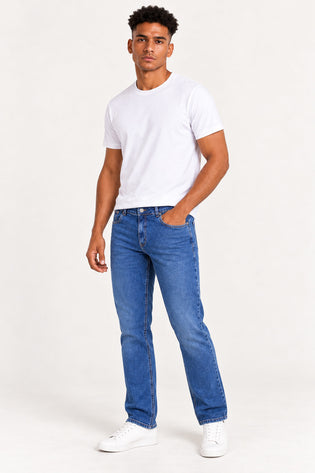 Jeans | Calça Baggy Jeans Masculina Barra Normal Revanche — lado