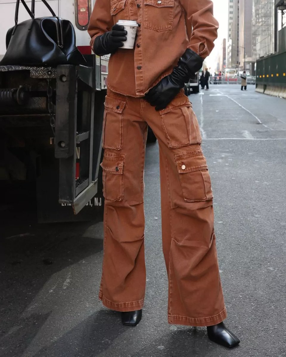 Calça Feminina Alcance ref. JEANS CARGO - VintedoisK Imagem principal do produto
