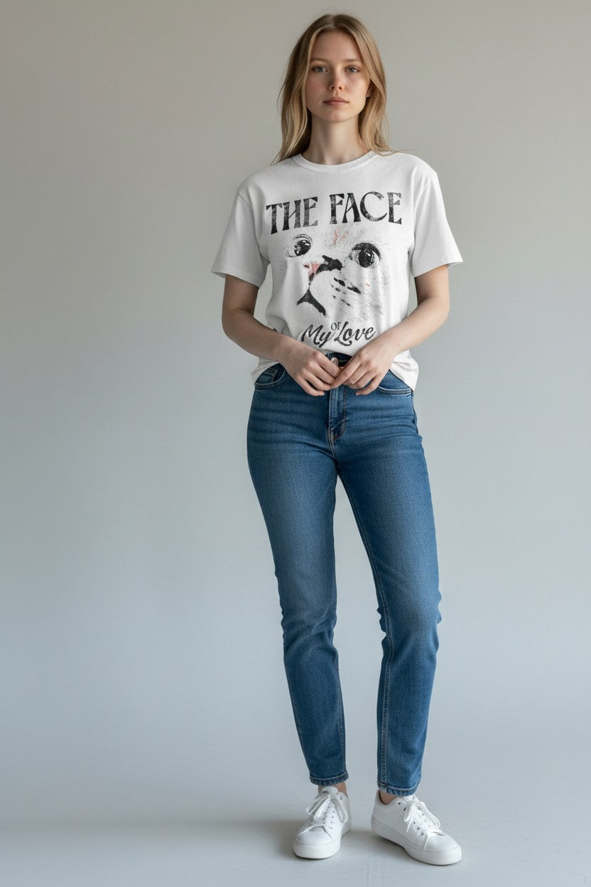 BLUSA T-SHIRT THE FACE 1920704165TF LERRUX