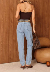CALÇA JEANS MOM CLARA 1731 ALCANCE