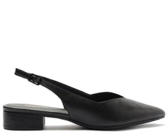 SAPATILHA SLINGBACK SALTO BLOCO CORTE TRIANGULAR PRETA C 30570 0015 0003 ANACAPRI - Vintedoisk