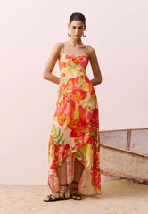 VESTIDO LONGO TRANSPASSADO 105629 CACAY