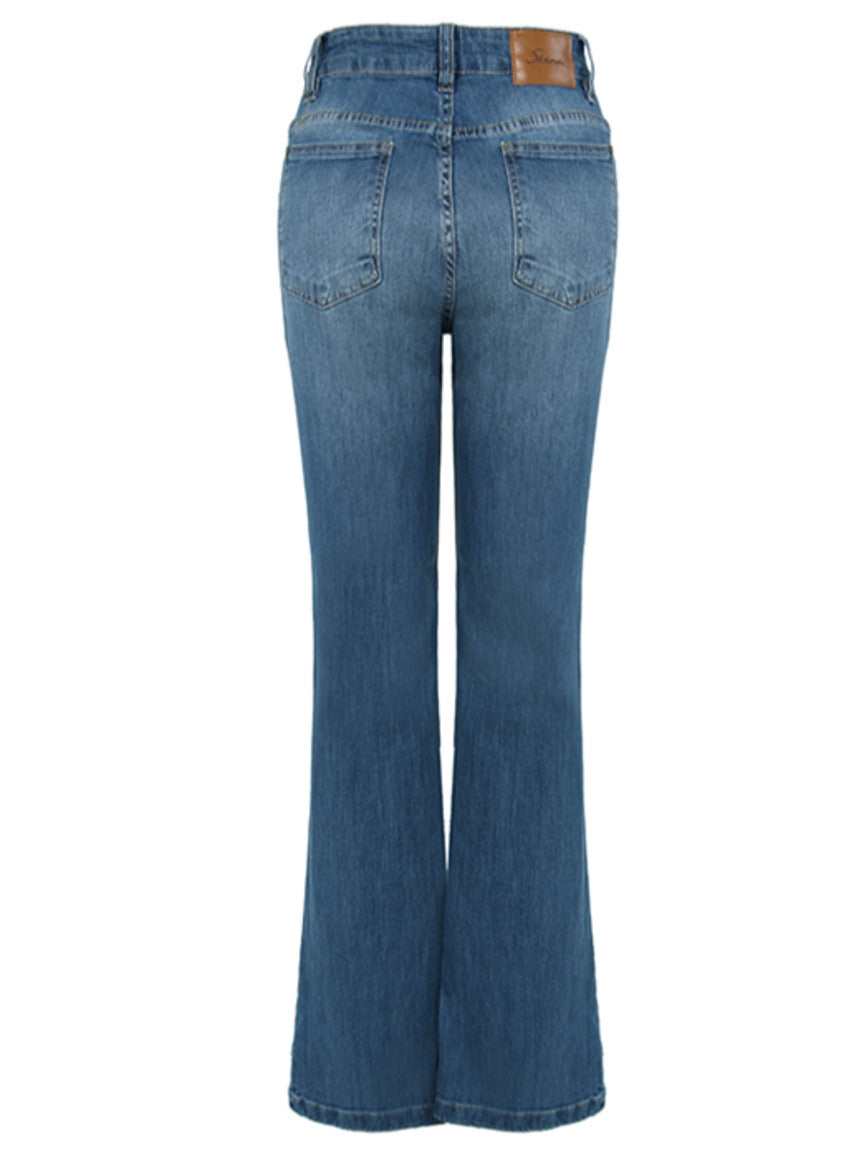 Calça Feminina Skenn ref. JEANS BOOT - VintedoisK
