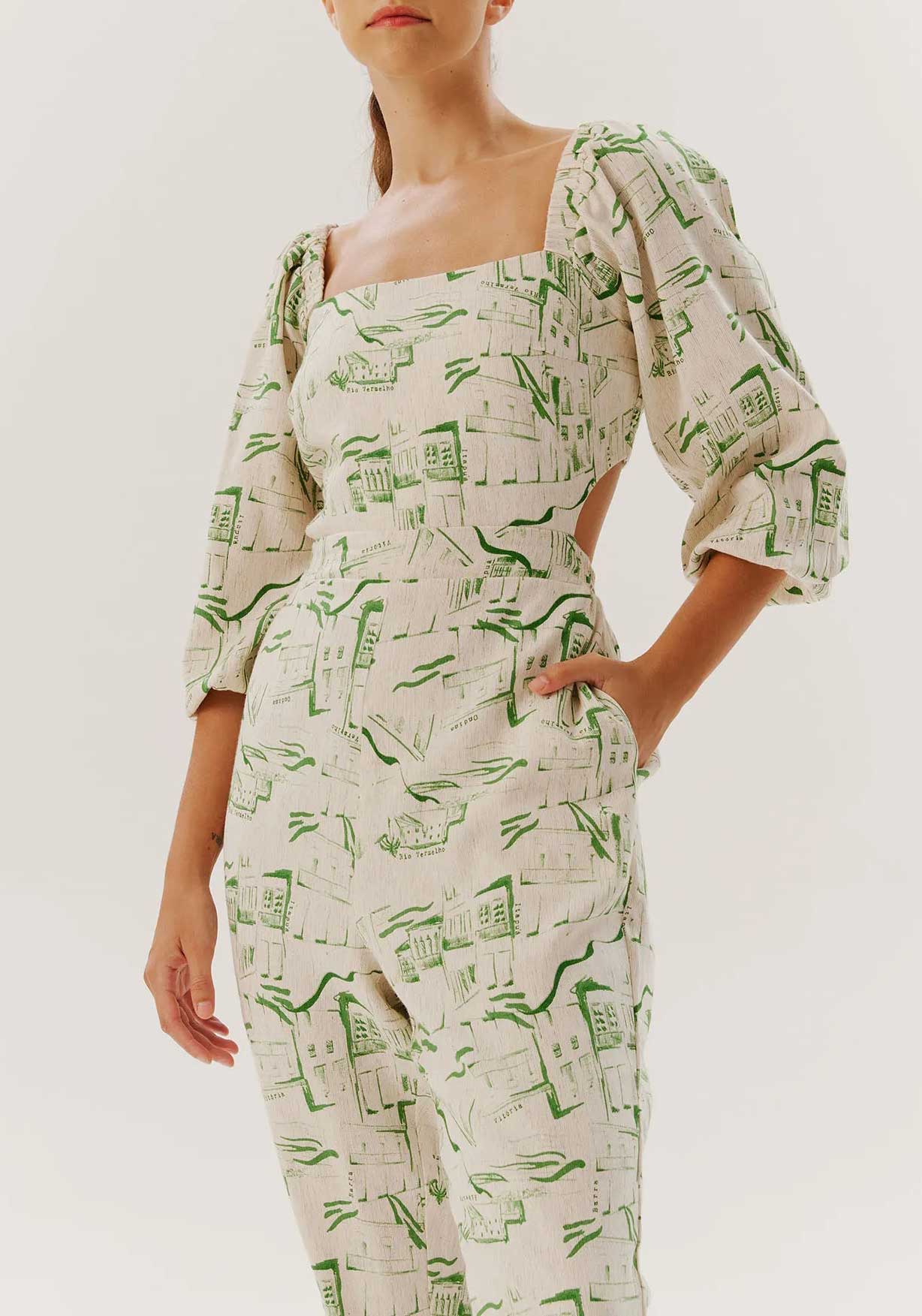 MACACÃO LASTEX AREIA COSTAS 101149 CACAY Imagem secundária do produto