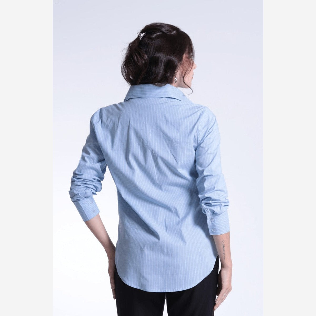 CAMISA ML LISTRADA BOLSO FRENTE CMFEM00023 REVANCHE