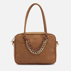 BOLSA TIRACOLO MARROM NOBUCK PEQUENA CORDÃO A 50011 0967 0002 AREZZO