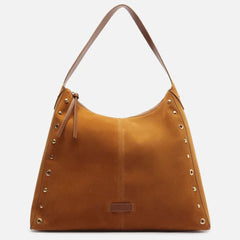 BOLSA HOBO MARROM CLARA ACAMURÇADA GRANDE REBITES A 50011 0961 0002 AREZZO