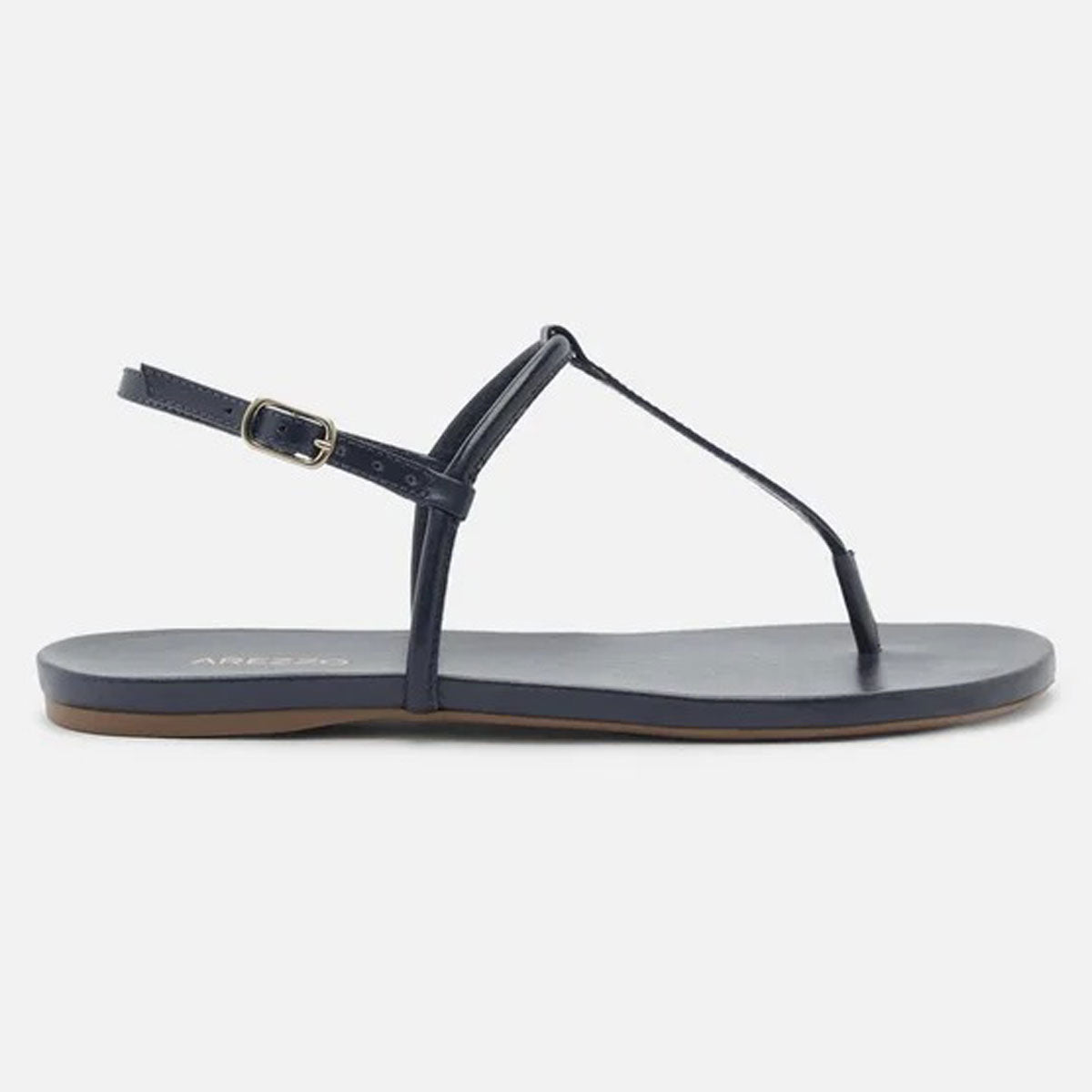 SANDÁLIA RASTEIRA AZUL TIRAS SLIM BÁSICA  A 03274 0012 0236 AREZZO