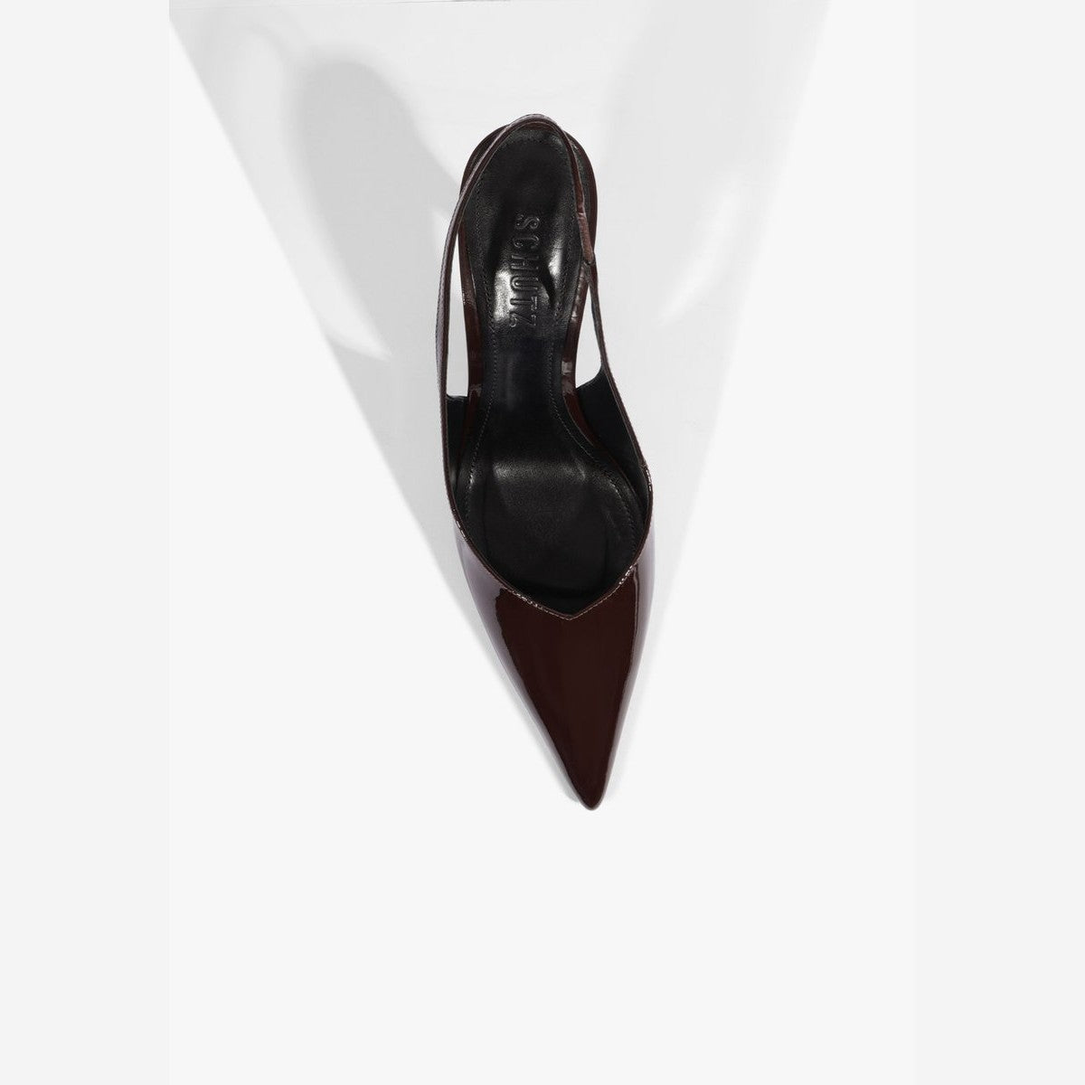 SCARPIN SLINGBACK LEXI COURO MARROM S 22119 0009 0004 SCHUTZ