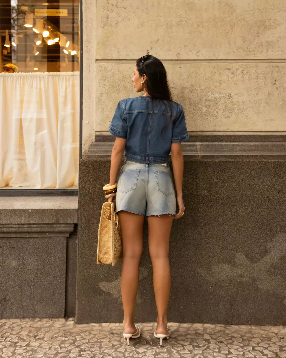  Feminino Alcance ref. SHORT JEANS - VintedoisK