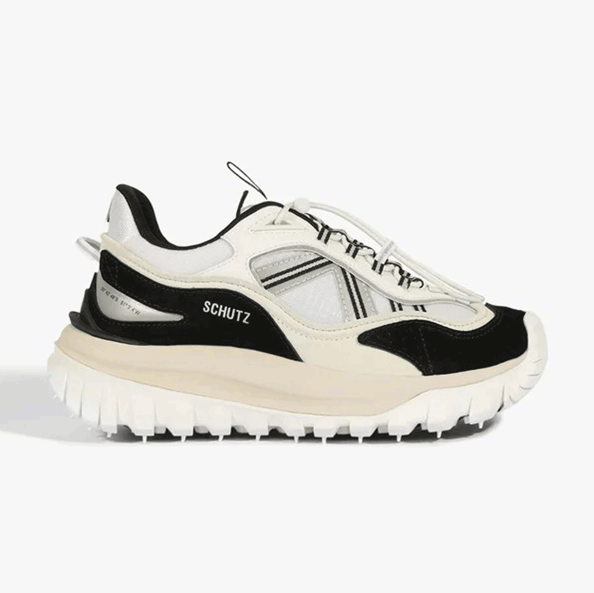 TÊNIS 240 LEGACY PRETO E BRANCO S 22126 0001 0002 SCHUTZ