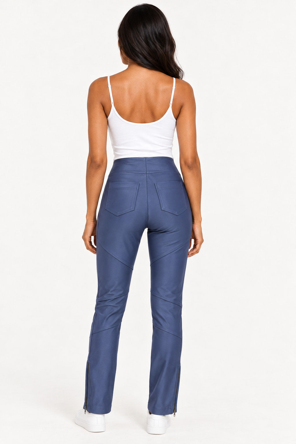 Azul | Calça Power Skinny Mali — costas