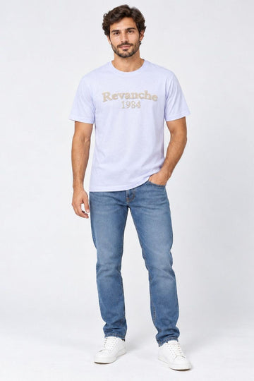 Camiseta Masculina Manga Curta Bordada Revanche 198 CTMAS00211 Revanche